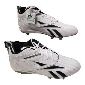 Mens Reebok Pro Full Blitz KFS II‎ H D NFL Equip White Football Cleats Shoes 15